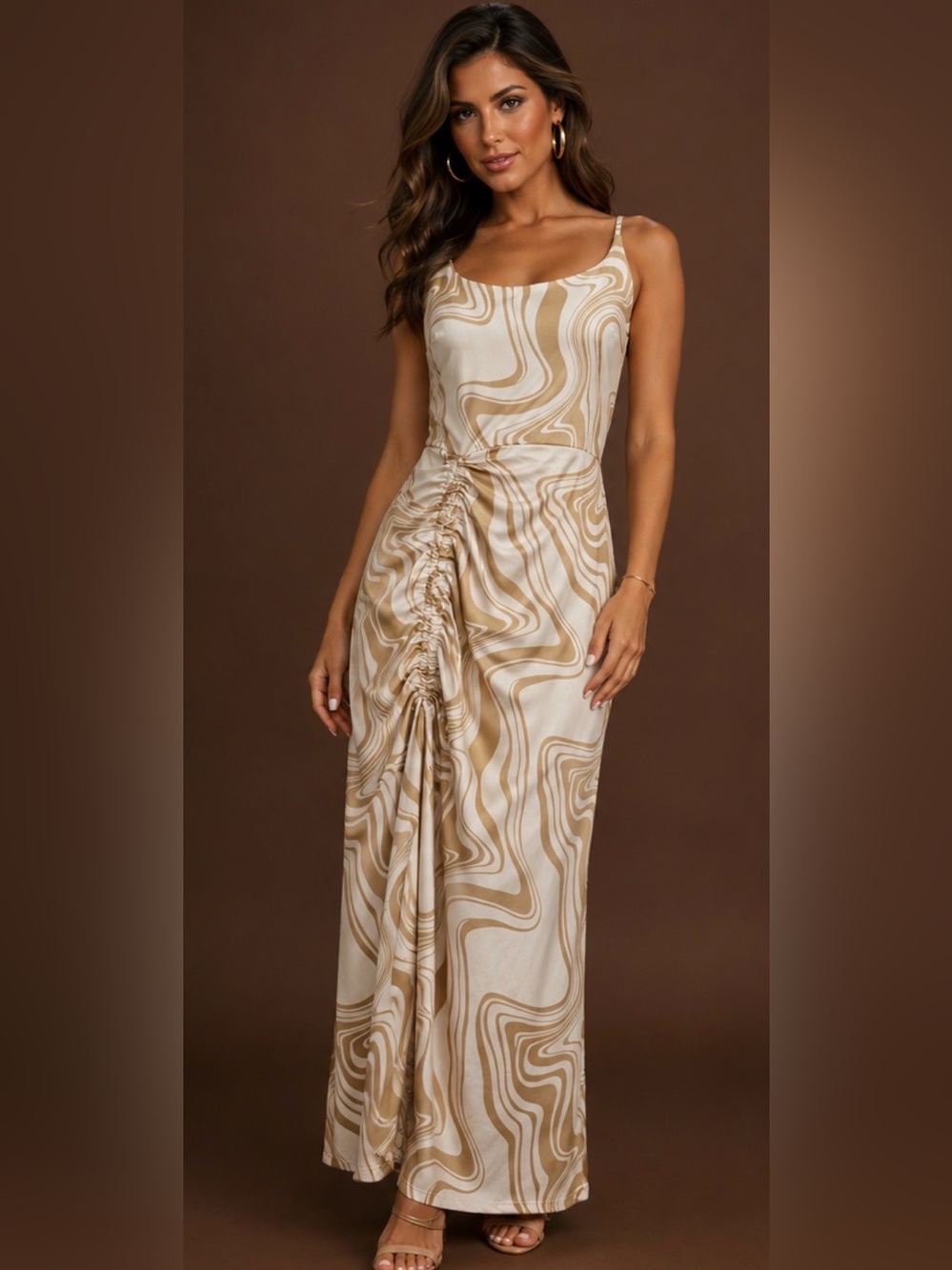 Forever 21 Y2K-style Maxi Cami Sheath Dress - Size L